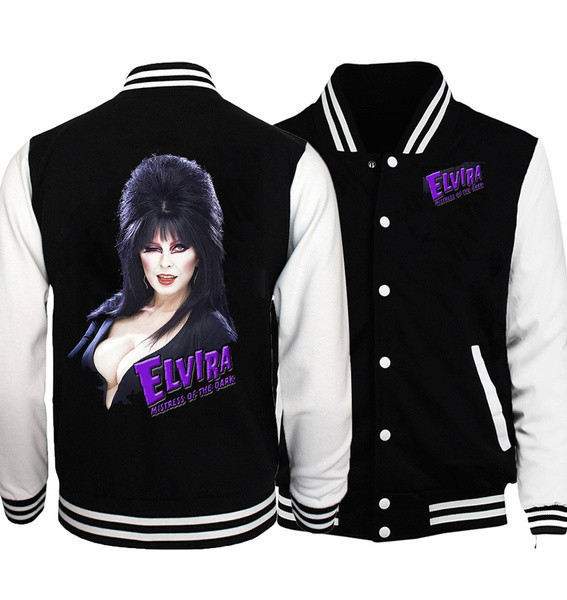 Elvira Fashion Baseball Jacket for Men & Women | Movie Fan Gift