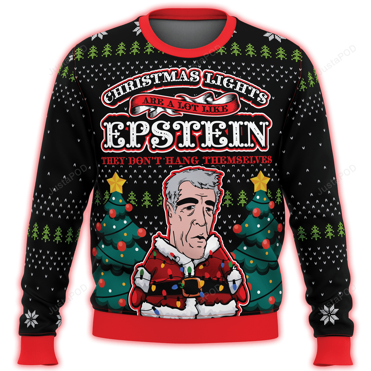 Epstein Premium Ugly Christmas Sweater Perfect Holiday Gift