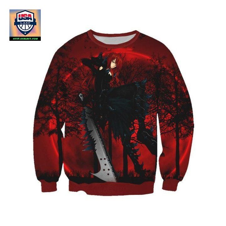 Erza Fairy Tail Sweater Fairy Tail 3D Printed Sweater