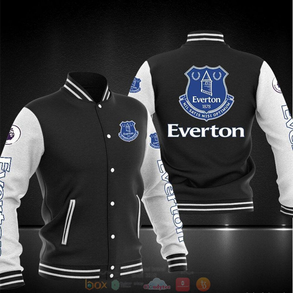 Everton FC Varsity Baseball Jacket for Men & Women | Soccer Team Fan Gift