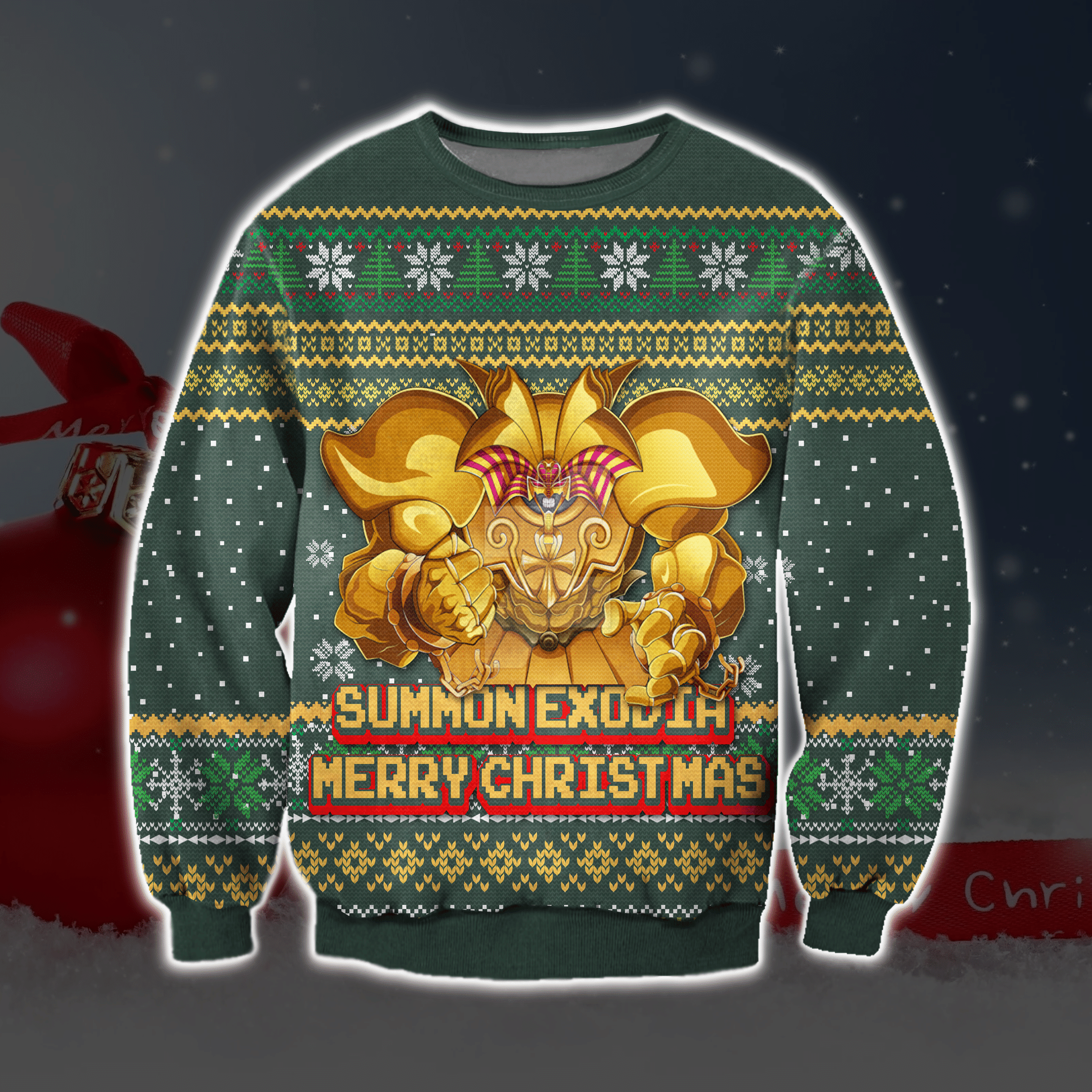 Exodia Yugioh Ugly Christmas Sweater