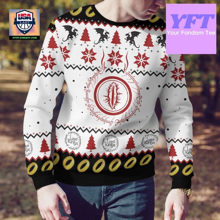 Eye Of Sauron Xmas 3d Ugly Christmas Sweater