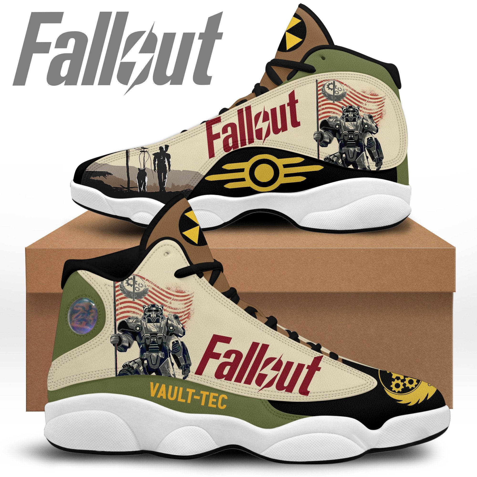 Fallout JD13 Sneakers Shoes for Men & Women | Stylish Streetwear Shoes