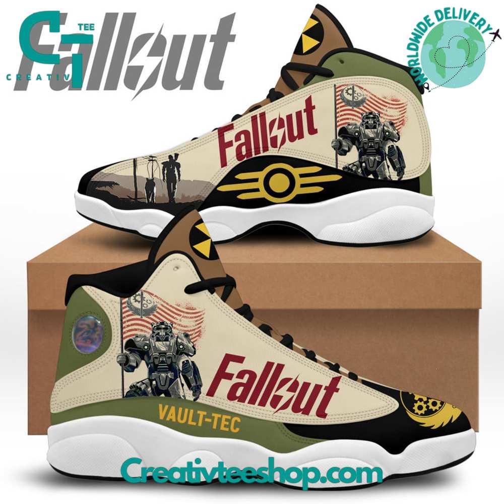 Fallout Vault Tec JD13 Sneakers Shoes for Men & Women | Stylish Streetwear Shoes