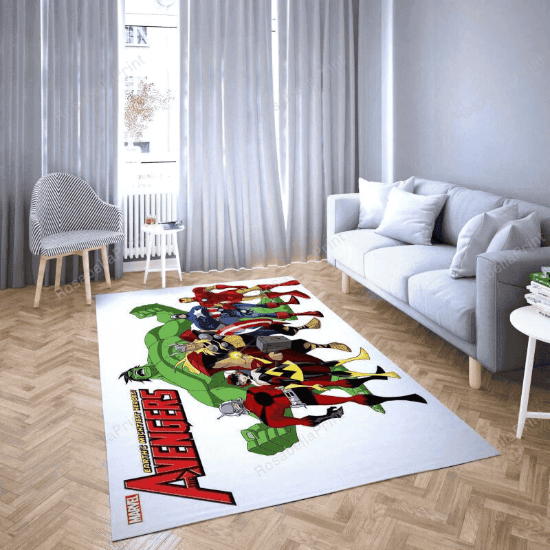 Fantasy Avengers All Hero 51 Rectangle Area Rug – Full Print Carpet For Living Room & Bedroom Home Decor