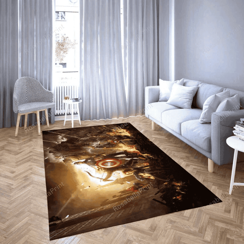 Fantasy Avengers All Hero 57 Rectangle Area Rug – Full Print Carpet For Living Room & Bedroom Home Decor