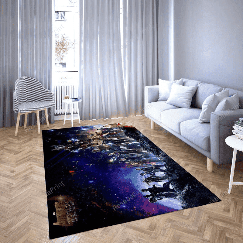 Fantasy Avengers All Hero 58 Rectangle Area Rug – Full Print Carpet For Living Room & Bedroom Home Decor