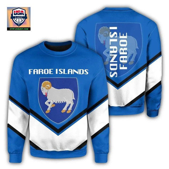 Faroe Islands Coat Of Arms Sweater Lucian Style J5W