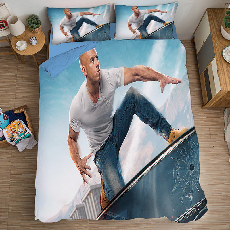 Fast & Furious Duvet Cover Quilt Cover Pillowcase Bedding Set Bed Linen Home Bedroom Decor