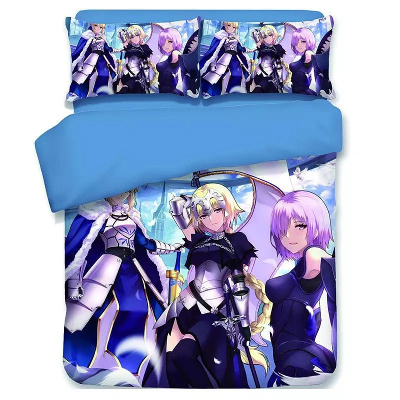 Fate Stay Night Fgo Saber Astolfo Duvet Cover Quilt Cover Pillowcase Bedding Set Bed Linen Home Bedroom Decor