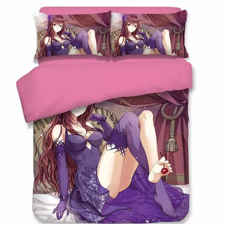 Fate Stay Night Fgo Saber Astolfo Duvet Cover Quilt Cover Pillowcase Bedding Set Bed Linen Home Bedroom Decor