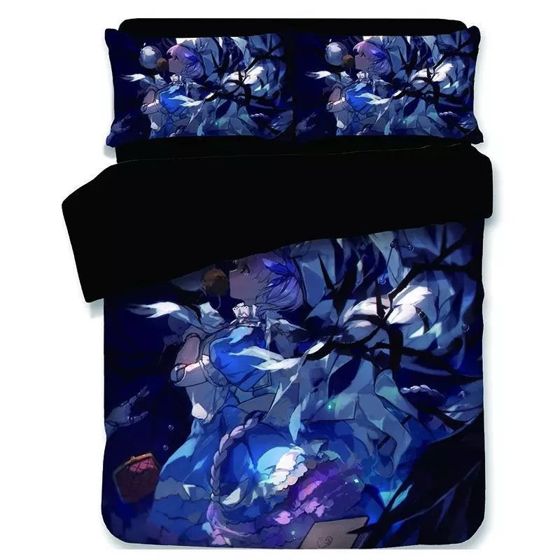 Fate Stay Night Fgo Saber Duvet Cover Quilt Cover Pillowcase Bedding Set Bed Linen Home Bedroom Decor