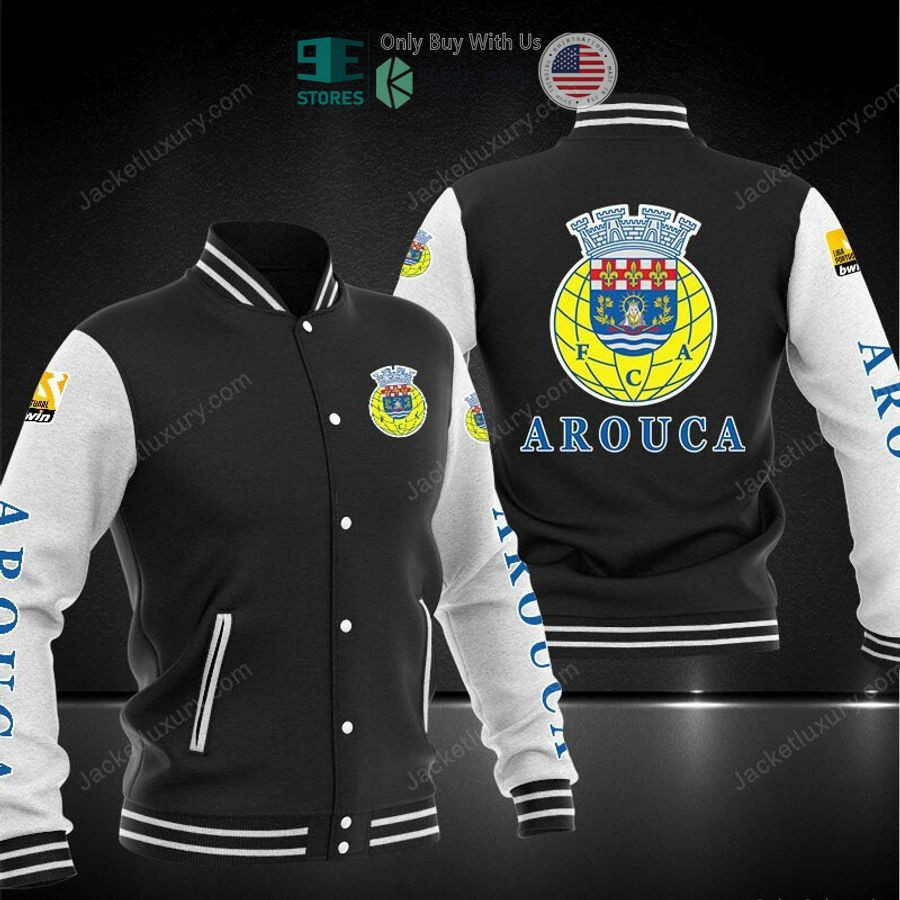 FC Arouca Varsity Baseball Jacket for Men & Women | Soccer Team Fan Gift