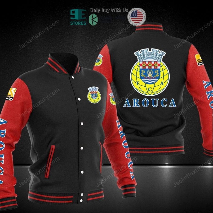 FC Arouca Varsity Baseball Jacket for Men & Women | Soccer Team Fan Gift