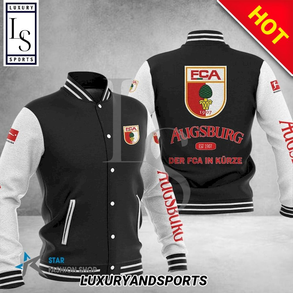 FC Augsburg Varsity Baseball Jacket for Men & Women | Soccer Team Fan Gift