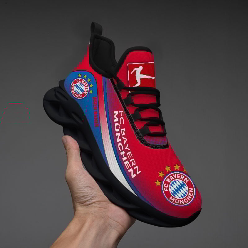 FC Bayern Munchen Max Soul Shoes Sneakers for Men And Women – Soccer Fan Shoes, Team Sneakers - Image 4