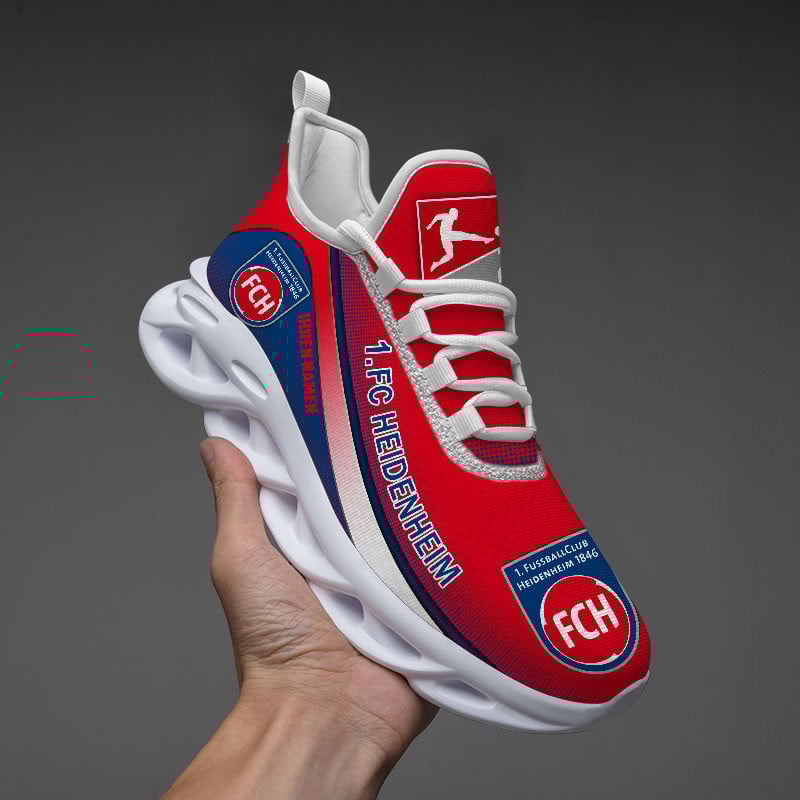 FC Heidenheim Max Soul Shoes Sneakers for Men And Women – Soccer Fan Shoes, Team Sneakers