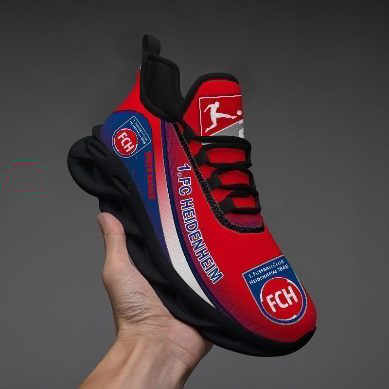 FC Heidenheim Max Soul Shoes Sneakers for Men And Women – Soccer Fan Shoes, Team Sneakers - Image 4