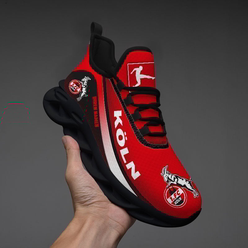 FC Köln Max Soul Shoes Sneakers for Men And Women – Soccer Fan Shoes, Team Sneakers - Image 4