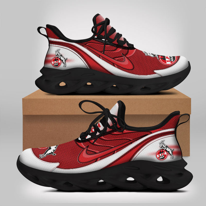 FC Köln Max Soul Shoes Sneakers for Men And Women – Soccer Fan Shoes, Team Sneakers - Image 5
