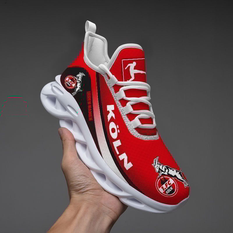 FC Köln Max Soul Shoes Sneakers for Men And Women – Soccer Fan Shoes, Team Sneakers