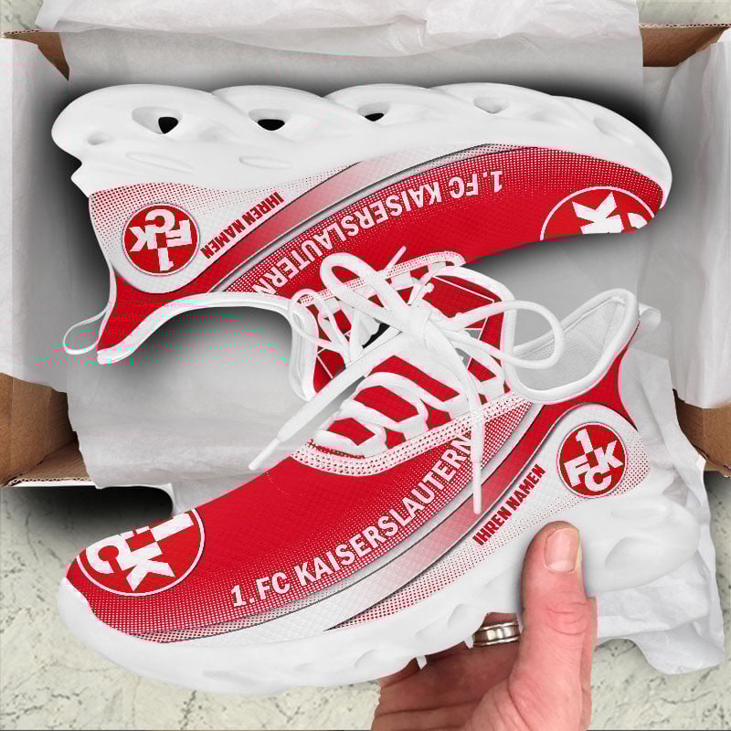 FC Kaiserslautern Max Soul Shoes Sneakers for Men And Women – Soccer Fan Shoes, Team Sneakers - Image 3