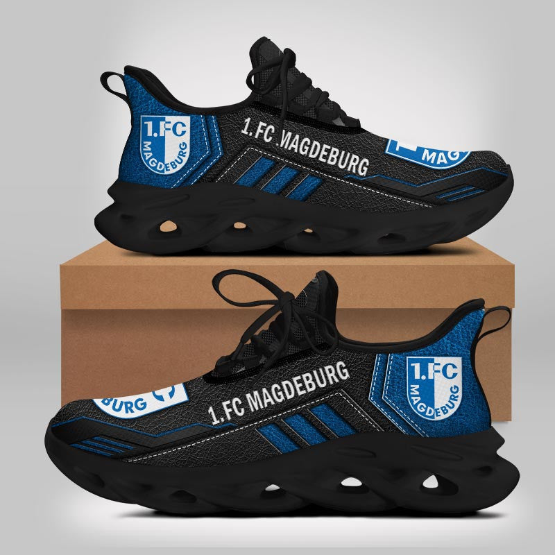 FC Magdeburg Max Soul Shoes Sneakers for Men And Women – Soccer Fan Shoes, Team Sneakers - Image 5