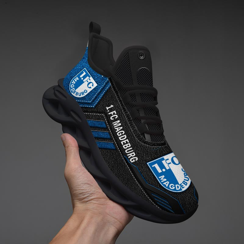 FC Magdeburg Max Soul Shoes Sneakers for Men And Women – Soccer Fan Shoes, Team Sneakers - Image 4