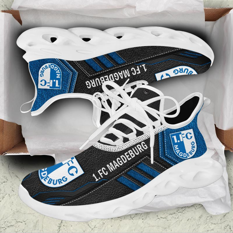 FC Magdeburg Max Soul Shoes Sneakers for Men And Women – Soccer Fan Shoes, Team Sneakers - Image 3