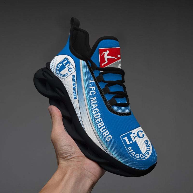 FC Magdeburg Max Soul Shoes Sneakers for Men And Women – Soccer Fan Shoes, Team Sneakers - Image 4
