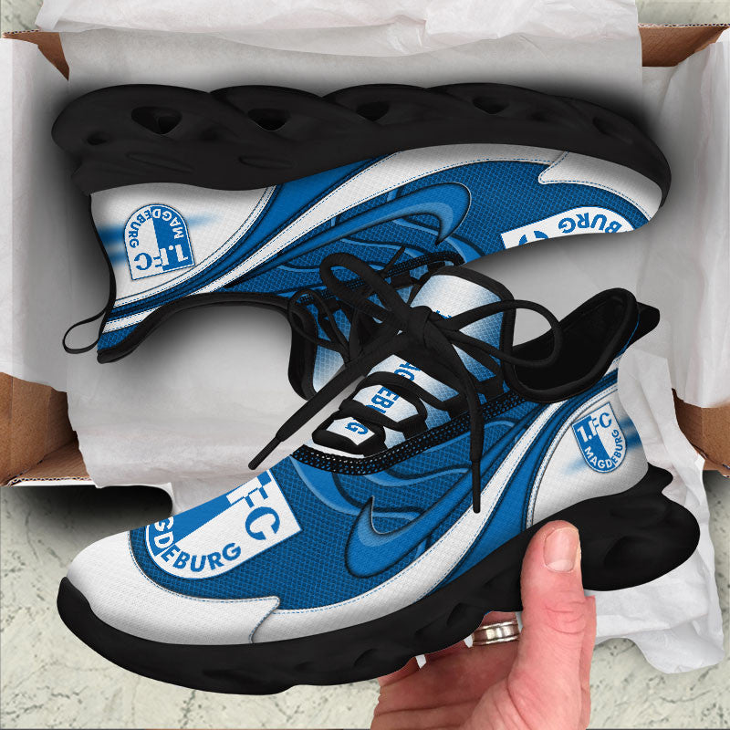 FC Magdeburg Max Soul Shoes Sneakers for Men And Women – Soccer Fan Shoes, Team Sneakers - Image 6