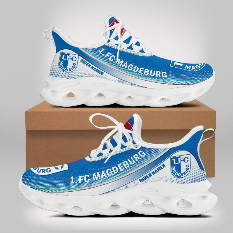 FC Magdeburg Max Soul Shoes Sneakers for Men And Women – Soccer Fan Shoes, Team Sneakers