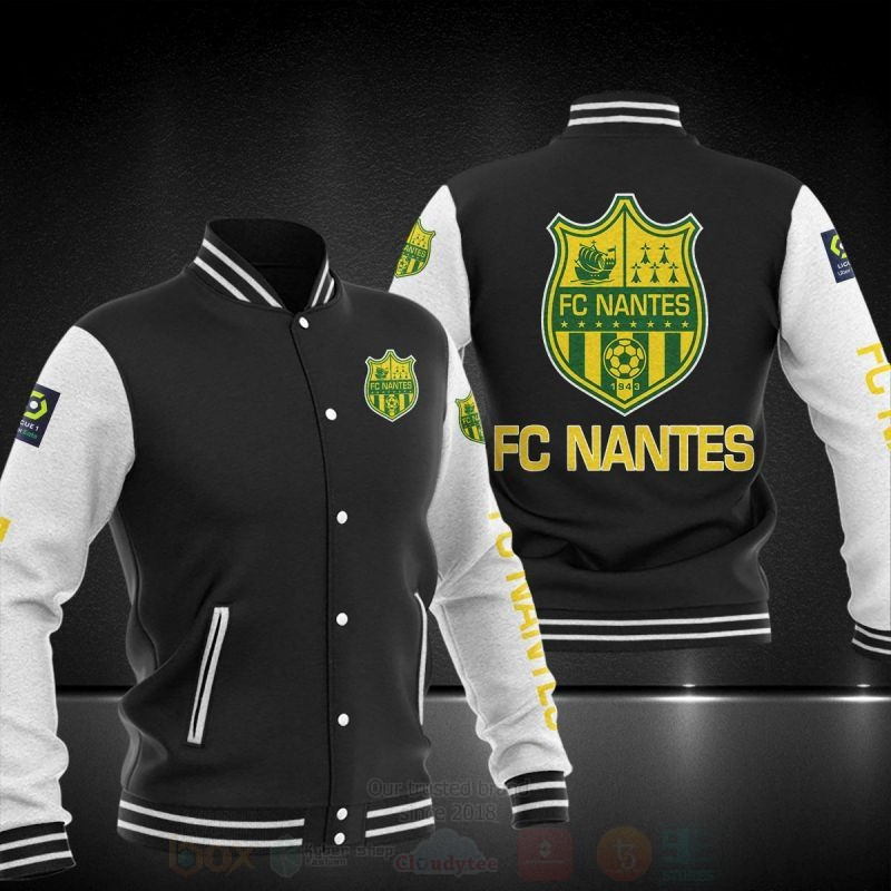 FC Nantes Varsity Baseball Jacket for Men & Women | Soccer Team Fan Gift