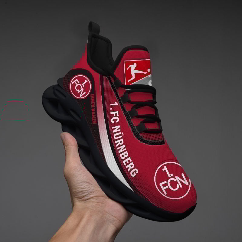 FC Nurnberg Max Soul Shoes Sneakers for Men And Women – Soccer Fan Shoes, Team Sneakers - Image 4