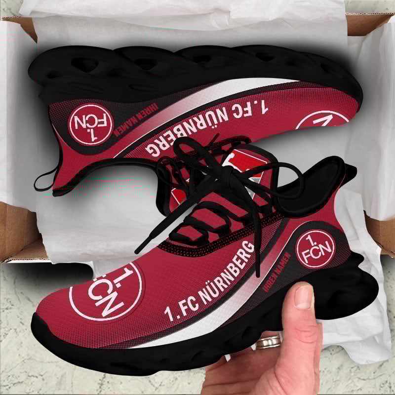 FC Nurnberg Max Soul Shoes Sneakers for Men And Women – Soccer Fan Shoes, Team Sneakers - Image 6