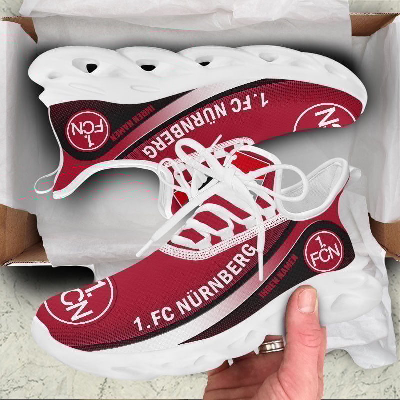 FC Nurnberg Max Soul Shoes Sneakers for Men And Women – Soccer Fan Shoes, Team Sneakers - Image 3