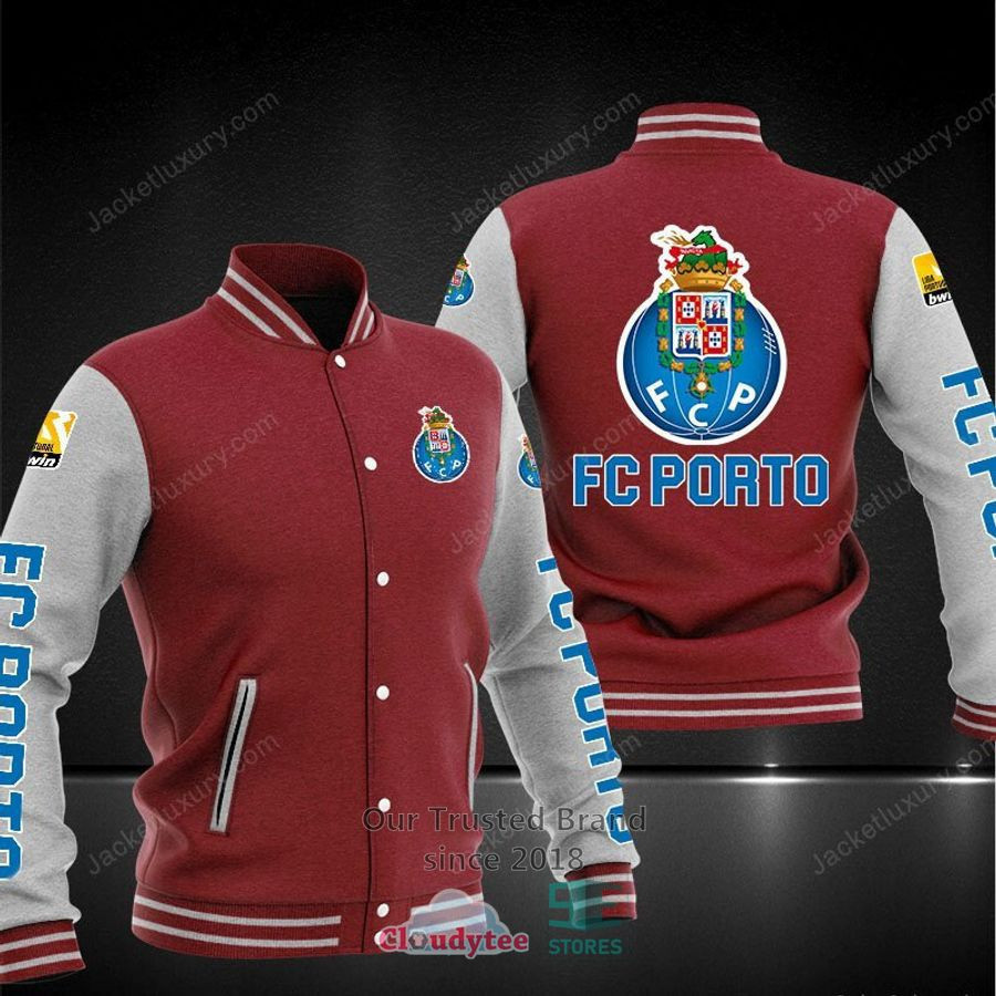 FC Porto Varsity Baseball Jacket for Men & Women | Soccer Team Fan Gift