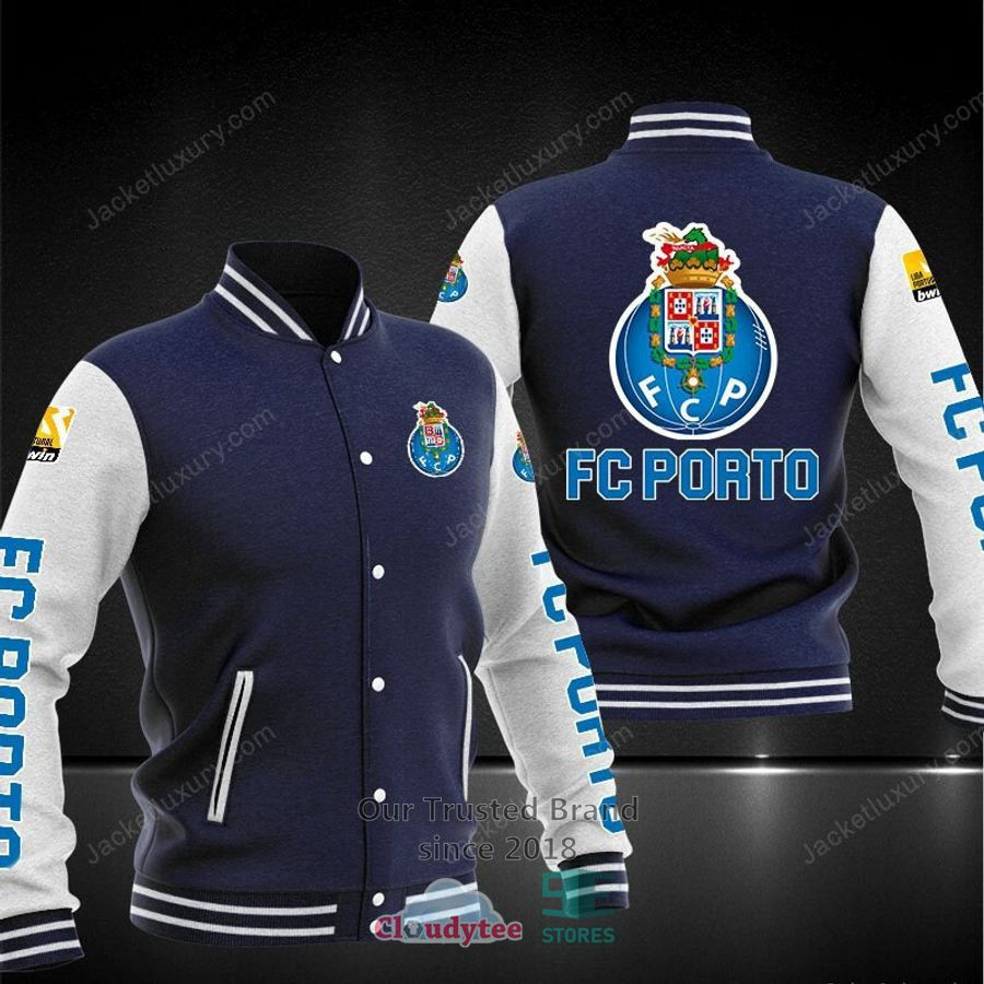 FC Porto Varsity Baseball Jacket for Men & Women | Soccer Team Fan Gift