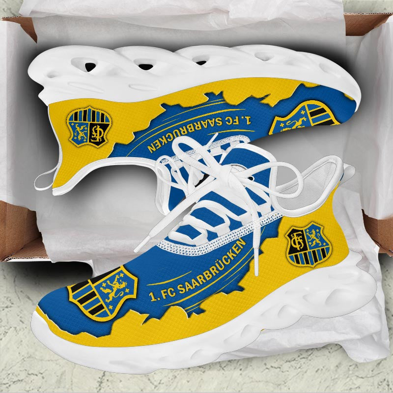 FC Saarbrucken Max Soul Shoes Sneakers for Men And Women – Soccer Fan Shoes, Team Sneakers - Image 3
