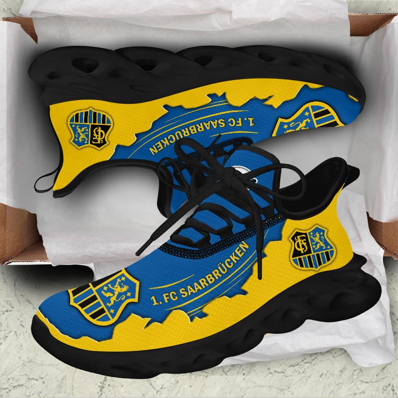 FC Saarbrucken Max Soul Shoes Sneakers for Men And Women – Soccer Fan Shoes, Team Sneakers - Image 6