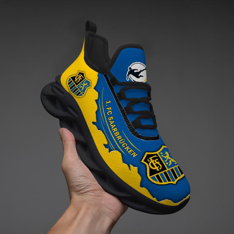 FC Saarbrucken Max Soul Shoes Sneakers for Men And Women – Soccer Fan Shoes, Team Sneakers - Image 4