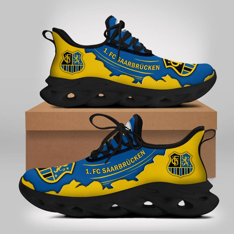 FC Saarbrucken Max Soul Shoes Sneakers for Men And Women – Soccer Fan Shoes, Team Sneakers - Image 5