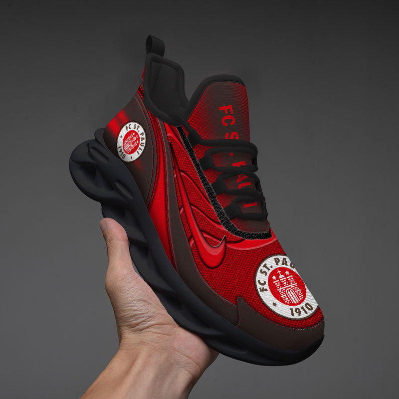 FC St. Pauli Max Soul Shoes Sneakers for Men And Women – Soccer Fan Shoes, Team Sneakers - Image 4