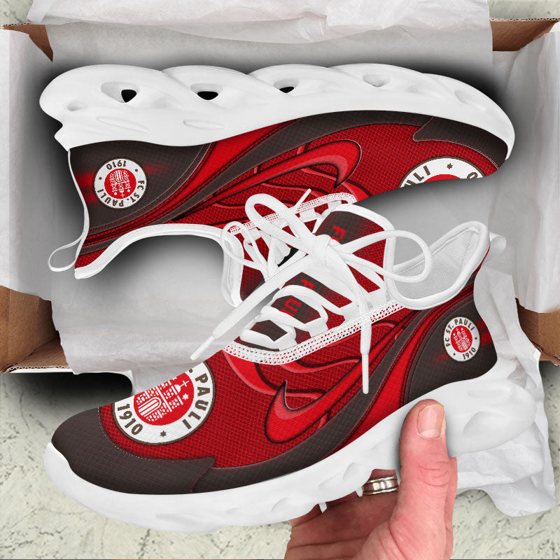 FC St. Pauli Max Soul Shoes Sneakers for Men And Women – Soccer Fan Shoes, Team Sneakers - Image 3