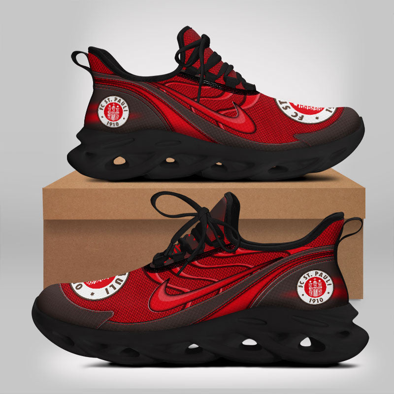 FC St. Pauli Max Soul Shoes Sneakers for Men And Women – Soccer Fan Shoes, Team Sneakers - Image 5