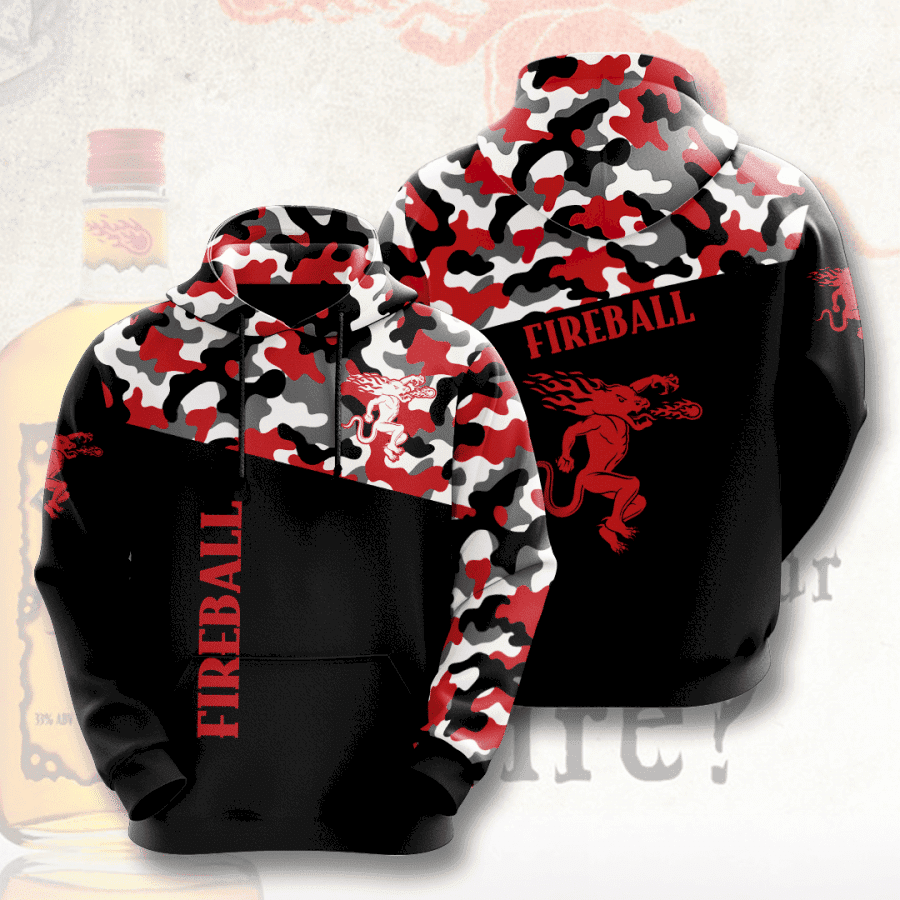 FCW Fireball Cinnamon 3D All Over Print Hoodie & Zip Hoodie