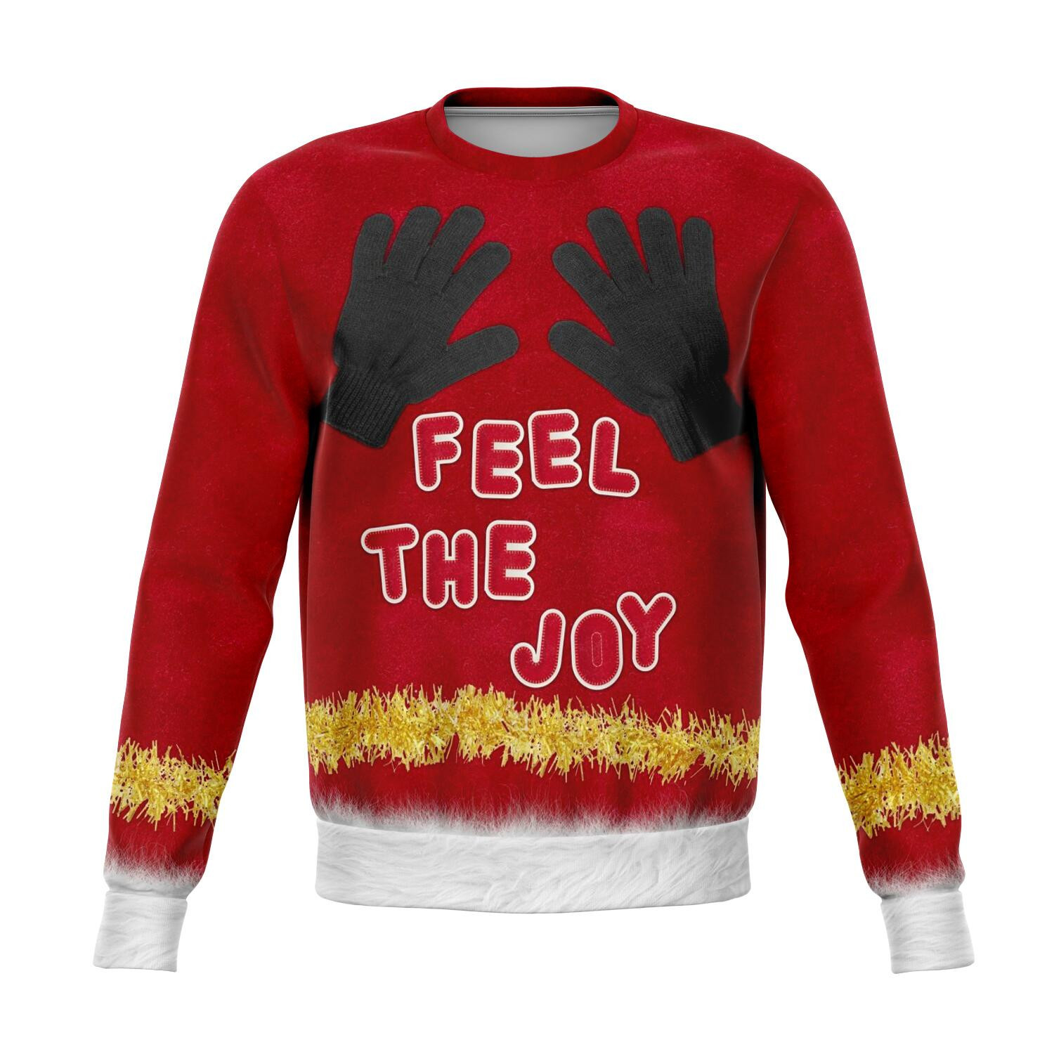 Feel The Joy Ugly Christmas Sweater, Perfect Holiday Gift