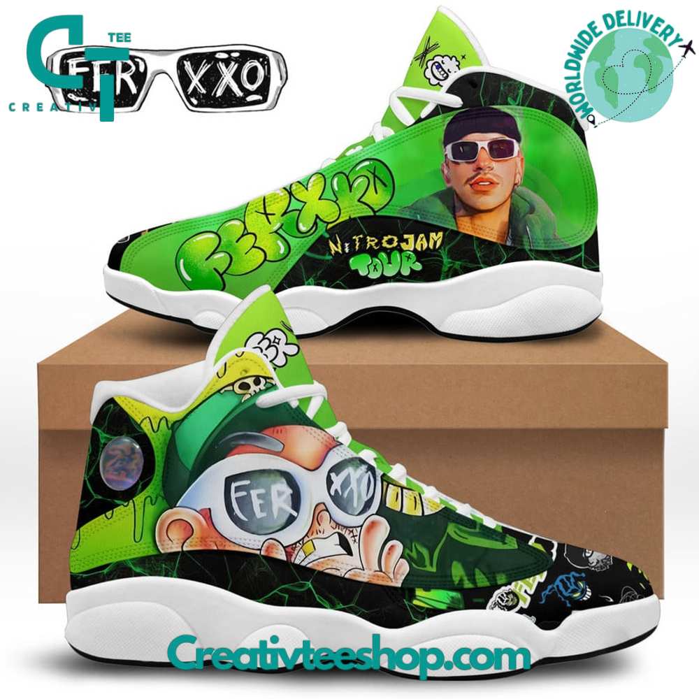 Feid Ferxxo NItro Jam Tour JD13 Sneakers Shoes for Men & Women | Stylish Streetwear Shoes