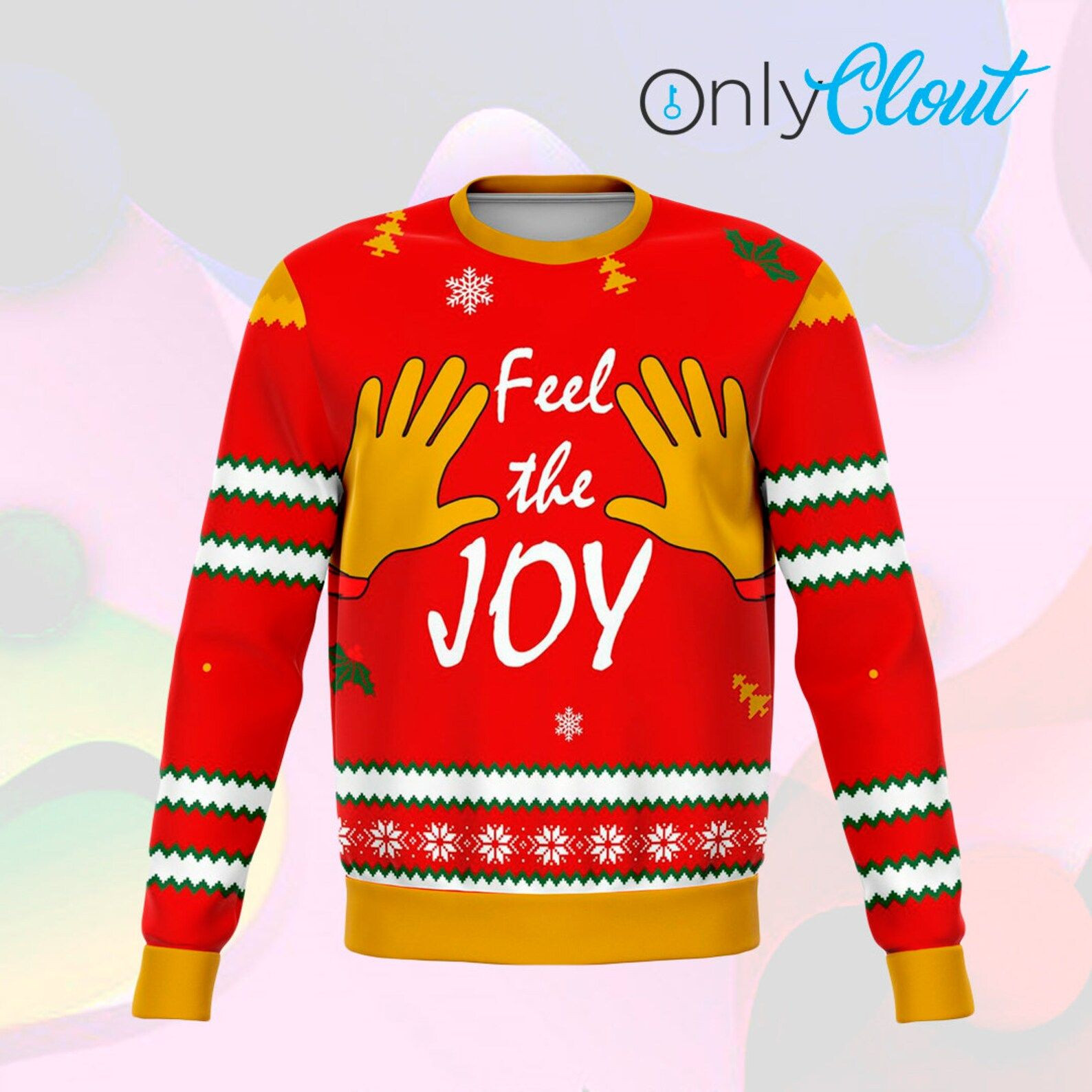 Fell The Joy Funny Ugly Christmas Sweater,