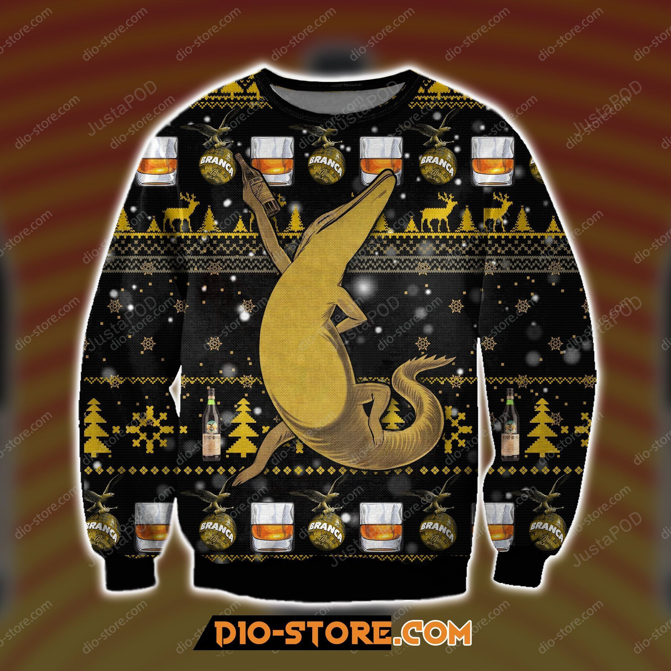 Fernet Branca Beer Ugly Christmas Sweater, Perfect Holiday Gift
